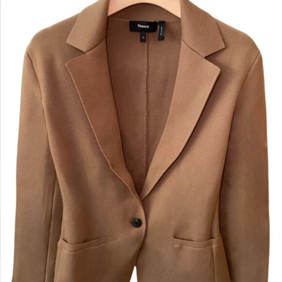 Thoery Etiennette Merino Wool-blend Blazer - Picture 3 of 3